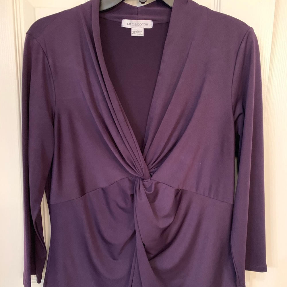 Purple stretch blouse